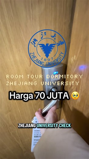 Room Tour Dormitory di Zhejiang University