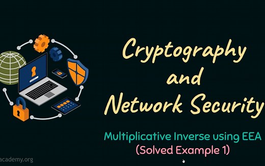 44-Extended Euclidean Algorithm (Solved Example 1)