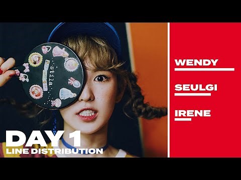 [Line Distribution] Day 1 - Red Velvet
