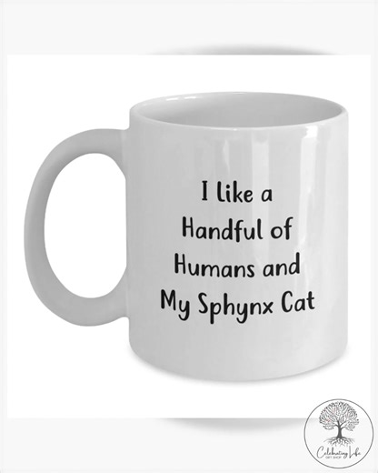 🔥 Funny Sphynx Cat Lovers Gifts - I Like A Handful Of Humans And My Sphynx Cat - White Coffee Mug for Graduation, Gifts from Friends to Family 😍 Check it out here 👉👉👉 https://celebratinglifegiftshop.com/products/funny-sphynx-cat-lovers-gifts-i-like-a-handful-of-humans-and-my-sphynx-cat-white-coffee-mug-for-graduation-gifts-from-friends-to-family #family #gift #trending #TikTokMadeMeBuyIt #giftshop #giftideas #CelebratingLifeGiftShop #MustHaves #viral #fyp
