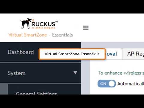 Ruckus SmartZoneOS5 Administrator Demonstration: SmartZone System Configuration