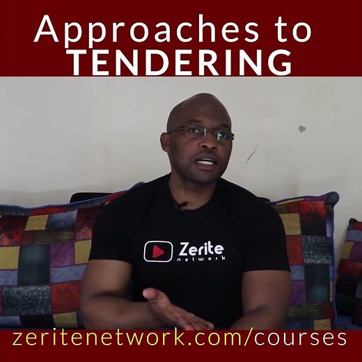 Tenders: The Main approaches