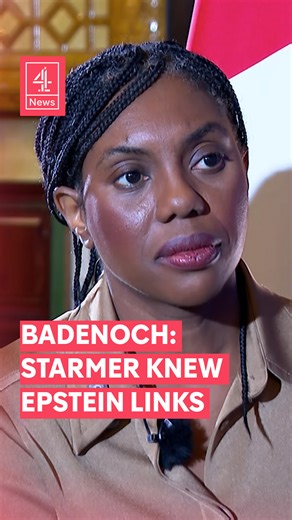 Conservative leader Kemi Badenoch said she does not accept Starmer's apology amid the Mandelson-Epstein scandal. Sir Keir Starmer apologised today for "believing his lies". #UK #Politics #Badenoch #Starmer #Mandelson #Epstein #Channel4news | Channel 4 News