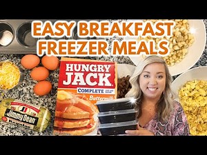 EASY BREAKFAST FREEZER IDEAS | QUICK AND TASTY BREAKFAST | ON THE GO BREAKFAST | JESSICA O'DONOHUE