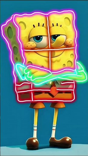 The Secret Origin of SpongeBob?! 🤯🌊 | You Won’t Believe How He Was Born! #SpongeBob #ardrawing #art