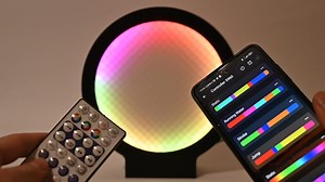 Moderner RGB LED Ring - Anpassbares Ambient Light mit Fernbedienung & App-Kontrolle - Etsy.de