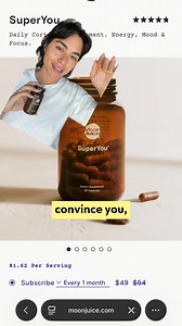 2 caps a day helps alleviate the emotional, mental, hormonal, and physical manifestations of cortisol. Goodbye puffy, foggy, cranky—hello SuperYou. | Moon Juice