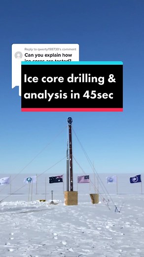 Reply to @qwerty198730 this is how we analyze ice cores, from Antarctica to data. #LearnOnTikTok #TikTokPartner #antarctiktok #climatechange