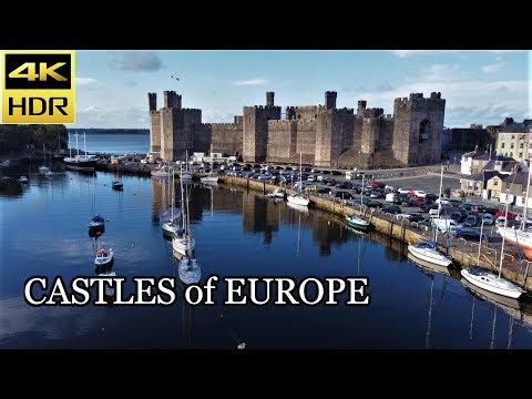🇪🇺 Castles of Europe - Aerial Drone tour across 14 countries in 4k - Travel Video