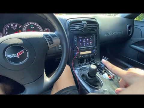 C6 Corvette radio install