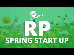 How to Start Up your RP Irrigation System for Spring | Just Sprinklers™