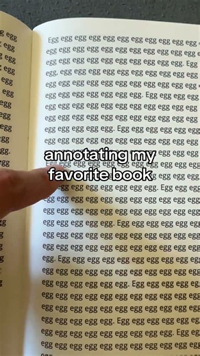 annotating my favorite book | EGG: An Odyssey #shorts