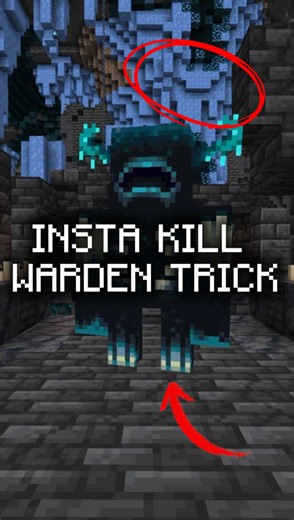 THE LAST ONE IS CRAZY 😂 The Warden is EXTREMELY EASY to beat with this trick in Minecraft… #minecraft #minecraftpvp #minecrafttips #warden #ishowspeed