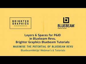 Layers & Spaces for P&ID in Bluebeam Revu, Brighter Graphics' Bluebeam Tutorials