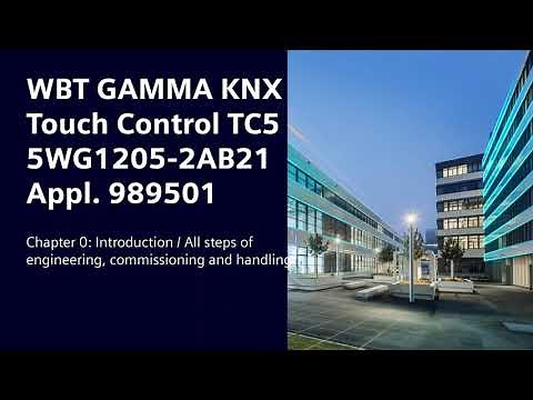 0 Siemens KNX Touch Control Panel TC5: Introduction