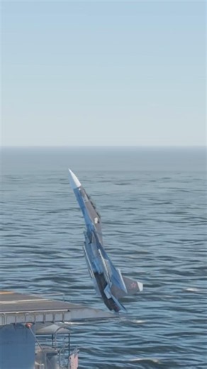 Russian Fighter Jet's Unbelievable Carrier Landing #WarThunder #MilitaryAircraft #FighterJet
