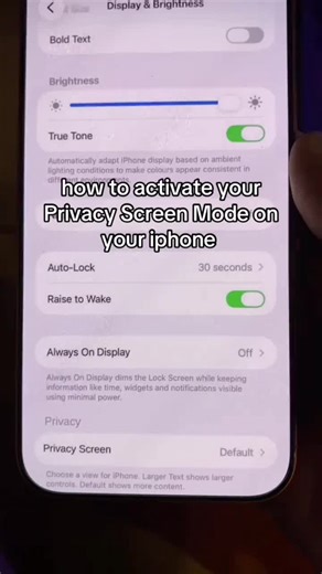 THE PRIVACY SCREEN PROTECTOR 😍 😍 #apple #screensaver #privapp #iphone #ios
