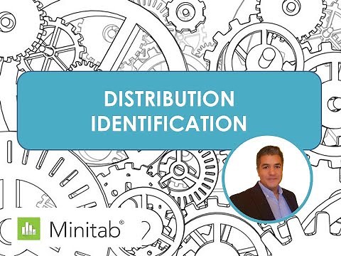 Minitab Identificación de distribución de datos (Distribution Identification)