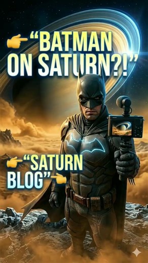 Batman on Saturn....... #batman #english #dccomics #usashorts #superhero #dcuniverse #thebatman