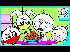 Pretend Play Ninja with Combo Panda! EK Doodles Fun Indoor Role Play!