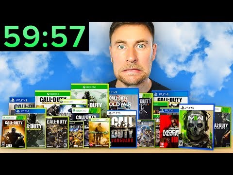 Speed Running EVERY COD (bad idea)