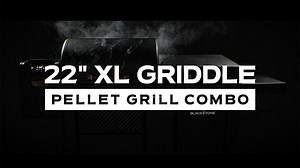 The ultimate outdoor cooking unit is here: the 22” XL Griddle Pellet Grill Combo. This 884 sq. in. Pellet Grill with Wi-Fi and Bluetooth features a 22-in. Griddle with two independent burners and an Omnivore Griddle Plate. Additional features include a folding front shelf, 20 lb. Hopper, roll-back hood, and support for up to 4 meat probes. Versatility and efficiency in one compact package. Now available online at Lowe's Home Improvement. https://www.lowes.com/pd/Blackstone-Blackstone-Culinary-Pe