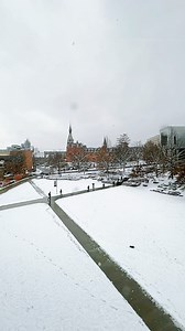 Some days at Cornell are like living inside a snow globe ❄️ What’s your favorite snowy spot on campus? | Cornell Engineering