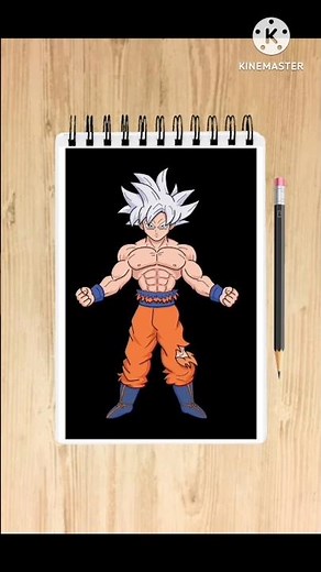 How to Draw Goku Ultra Instinct Full Body Step by Step | Dragon Ball Drawing Tutorial