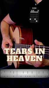 Tears in Heaven – Eric Clapton - Released in 1992, Tears in Heaven was written after the tragic loss of Eric Clapton’s young son. The song reflects grief, love, and the question of reunion beyond life. One of the most personal and emotional songs ever written. - #guitar #guitarra #howtoplayguitar #music #guitartutorial 6string music fypシ | Thibaultguitar