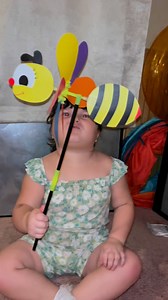 Lola plays with her bee 🐝 #babylola #bee | Elaine Rodriguez
