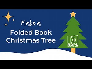 Make a Folded Book Christmas Tree!