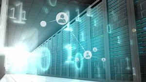 Animation Network Connections People Icons Binary Coding Data Processing Digital