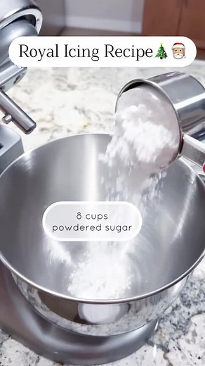 9.1K views · 2.5K reactions | Royal Icing Recipe Ingredients: · 8...