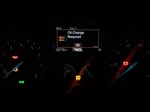 Reset Oil Change Indicator Light on a 2018 Ford Focus