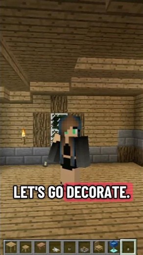 Decorating a small house! | Modded Minecraft (YouTube Short)