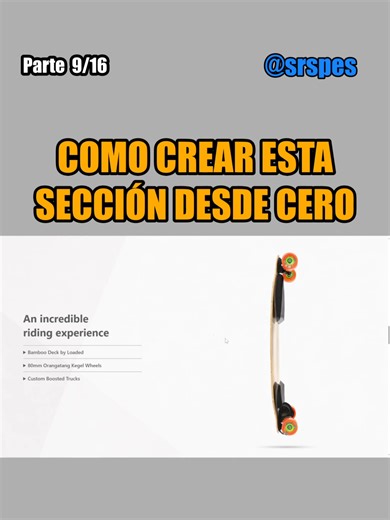 Crea esta sección desde cero con HTML y CSS . . #srspes #srspesproyectos #html #desarrolloweb