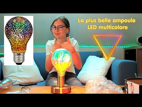 Des LED pour décorer ta chambre avec des lumières multicolores Astuces ampoule effet arc-en-ciel
