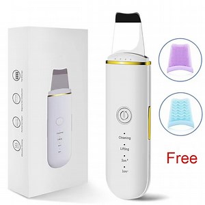 [Hot Item] New Professional Portable Deep Facial Cleaner Ultrasonic Skin Scrubber Face Spatula