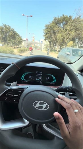 Shifting Gears Using Paddle Shifters In Creta #automobile