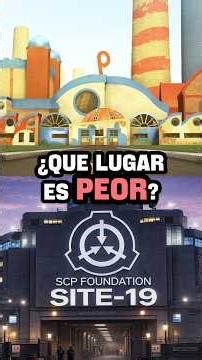 QUE LUGAR ES PEOR LA FABRICA DE POPPY PLAYTIME VS EL SITIO 19 SCP #shorts #poppyplaytime