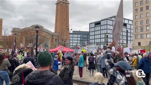 'Hands Off' protest reaches Northeast Ohio