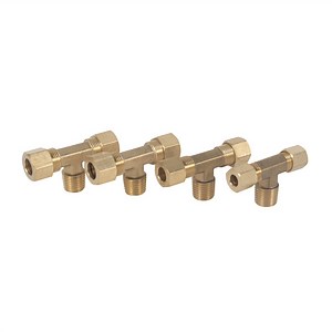 [Hot Item] Ltwfitting 1/4-Inch Od Compression Tee, Brass Compression Fitting