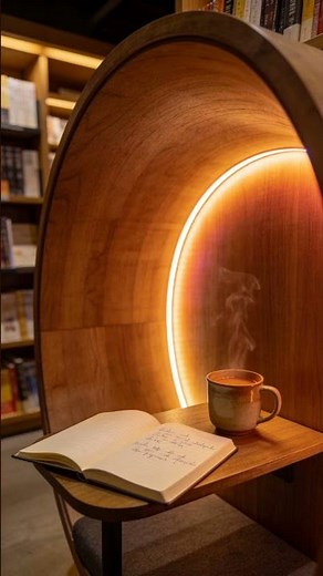 aesthetic library reading corner that's actually functional #studytok #diy
