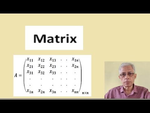 Lecture 1: Matrix