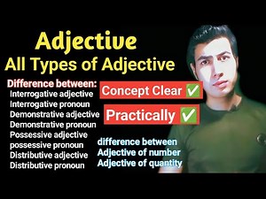 Adjective and Its All Types Explained with Examples|Adjective ||Types of Adjective ||