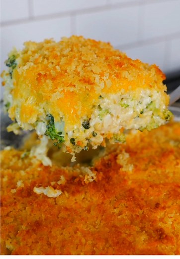 Quick Cheddar Broccoli and Rice Casserole Recipe