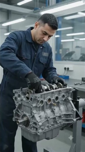 Complete Car Engine Building: Step-by-Step Assembly Time-Lapse