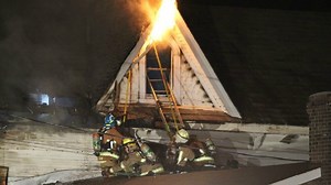 Fire erupts at home in Howard County