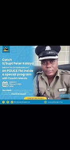 Don't miss this informative conversation! You can also stream live via this link https://onlineradiobox.com/mw/police/ | Malawi Police Service