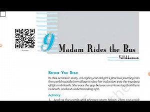 Class10th English Chapter 9 Madam Rides the Bus Part 1 full explanation हिंदी मे
